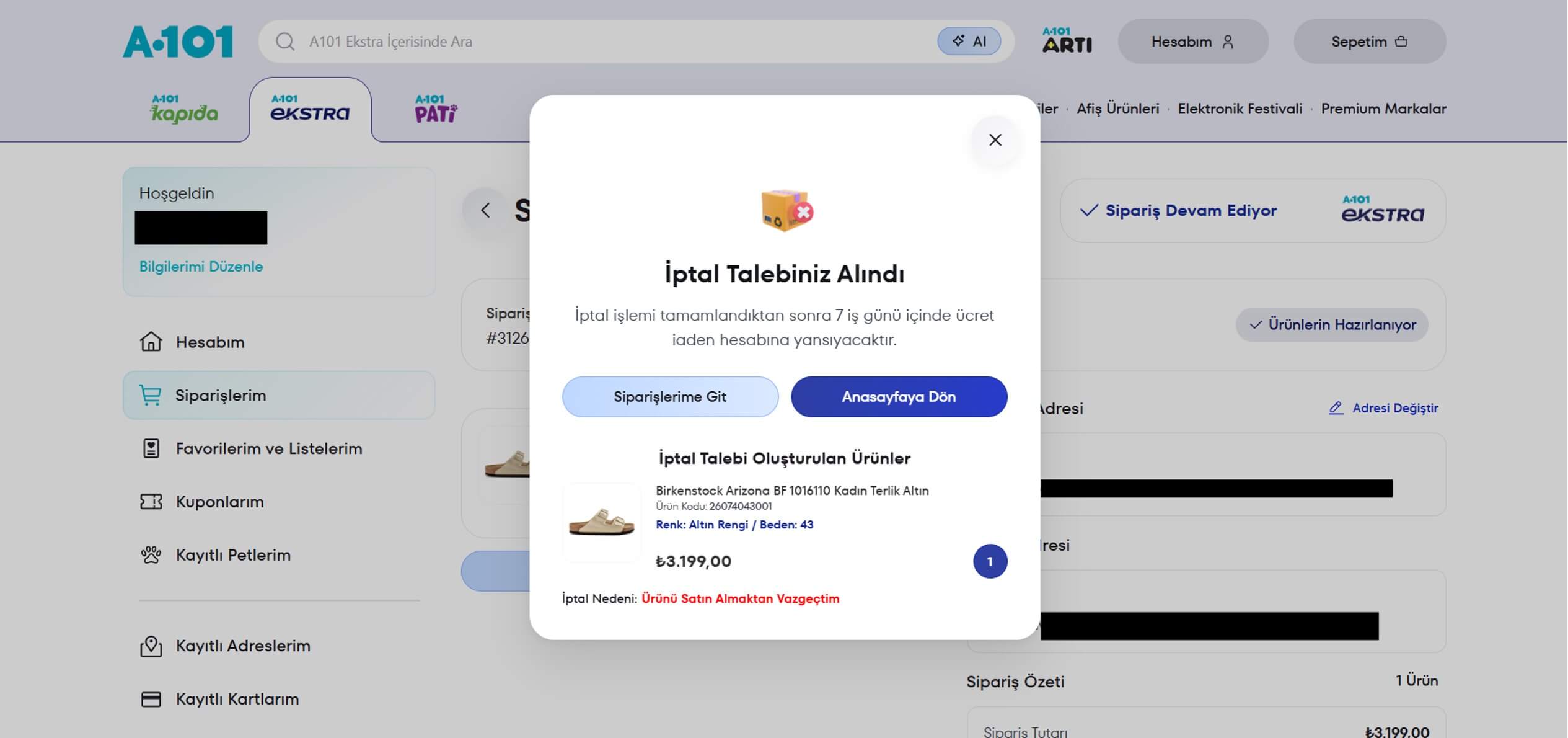 A101 EKSTRA İŞLEM REHBERİ
