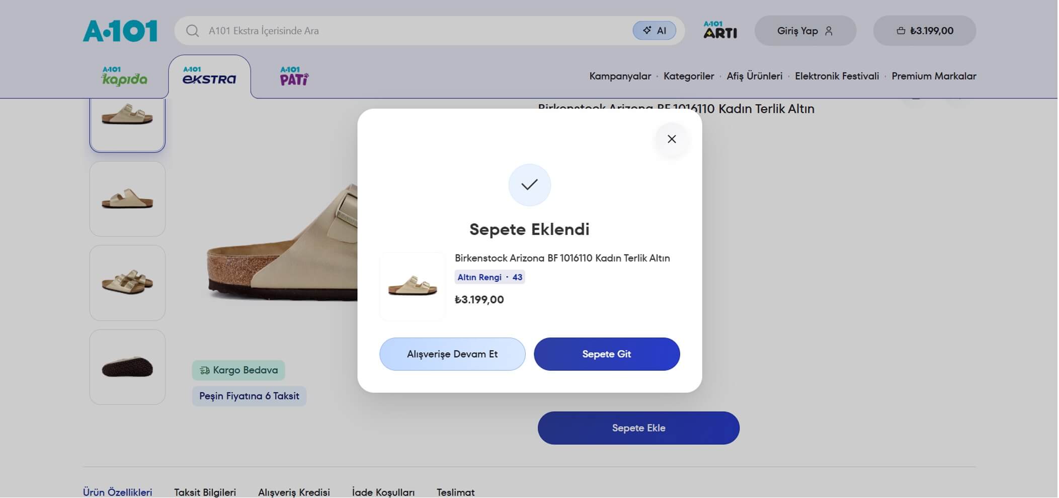 A101 EKSTRA İŞLEM REHBERİ